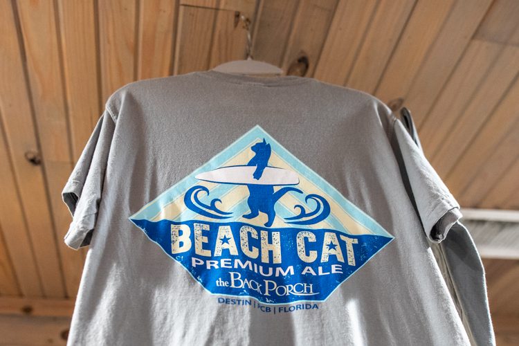 Beach Cat T-Shirt at the Back Porch