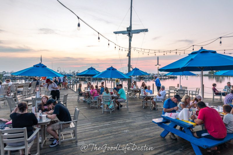 Dog Friendly patio at Marina Bar and Grill in Sandestin