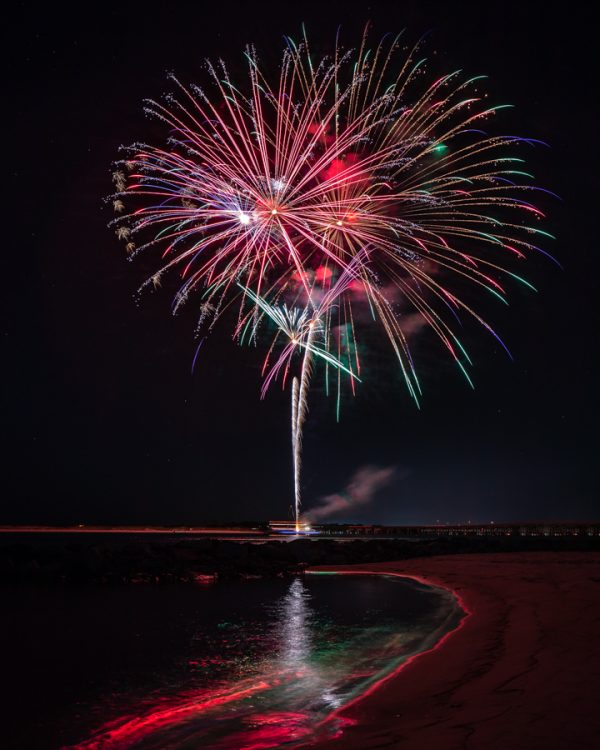 The Destin Harbor Fireworks from Norriego Point The Good Life Destin