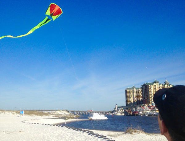 Kite Flying at Norriego Point in Destin