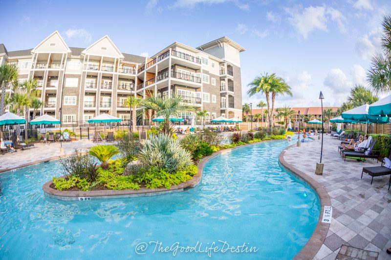 Lazy river at the Henderson Resort in Destin