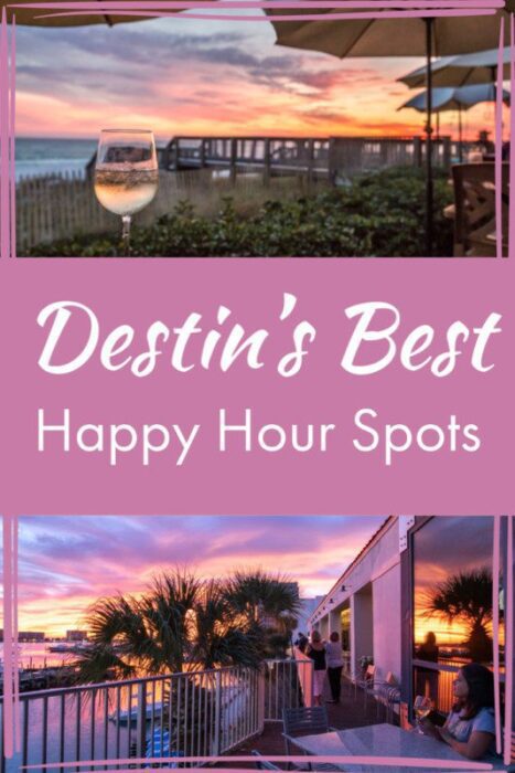 Pinterest Pin Destin's best happy hour spots
