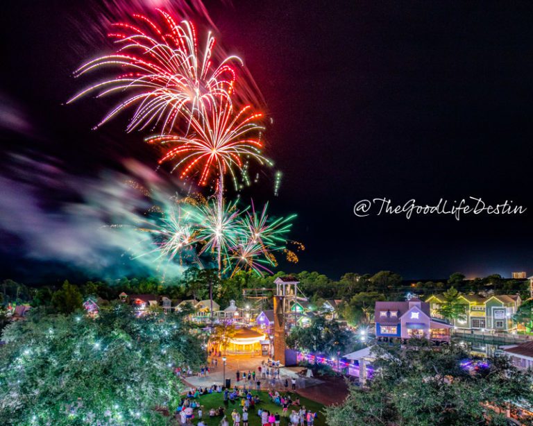 Best Places to Watch the Baytowne Wharf Fireworks The Good Life Destin