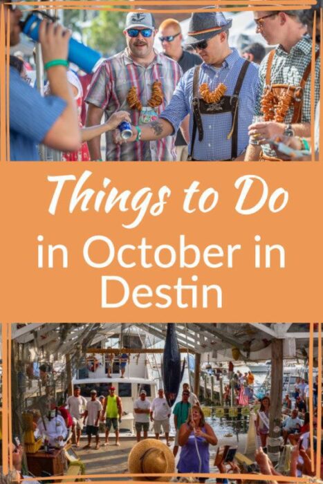 Things to Do in October in Destin Pinterest Pin