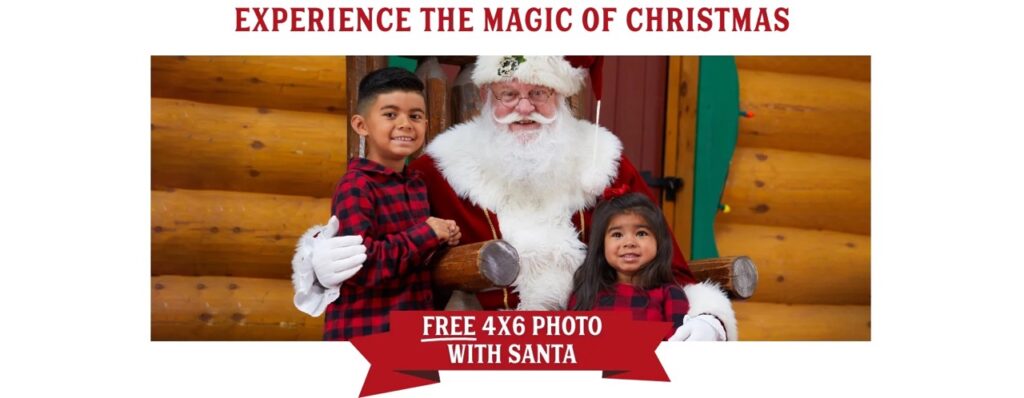 Kids with Santa at Bass Pro in Destin