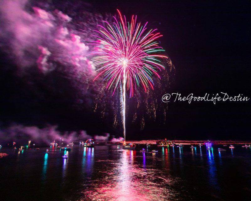 Destin Harbor Fireworks
