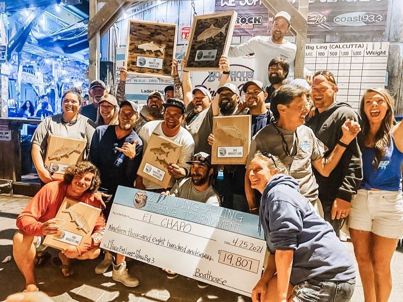 Boathouse Oyster Bar Cobia Tournament winners