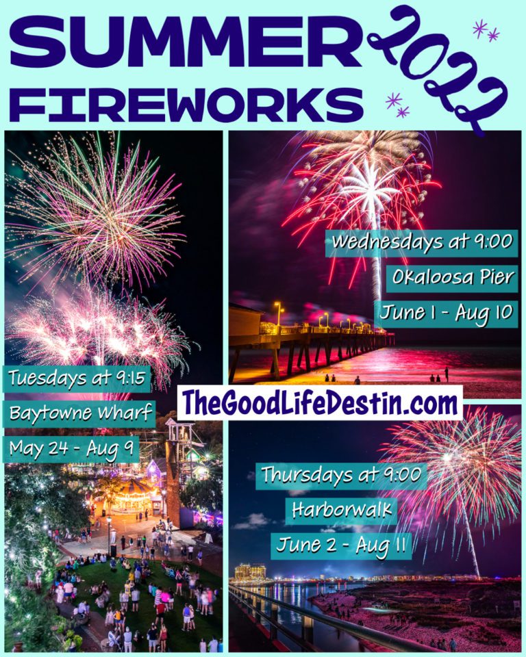 Fireworks in Destin, Okaloosa Island, & Miramar Beach: 2022 Guide - The ...