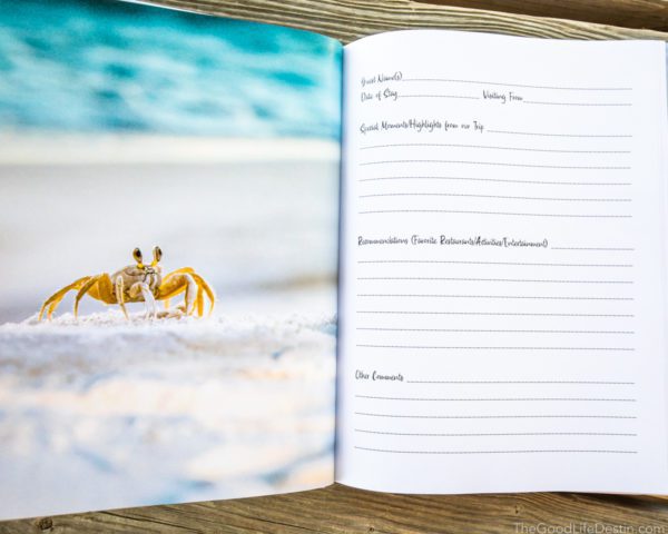Ghost Crab Photo in Destin Florida Photography Guest Book
