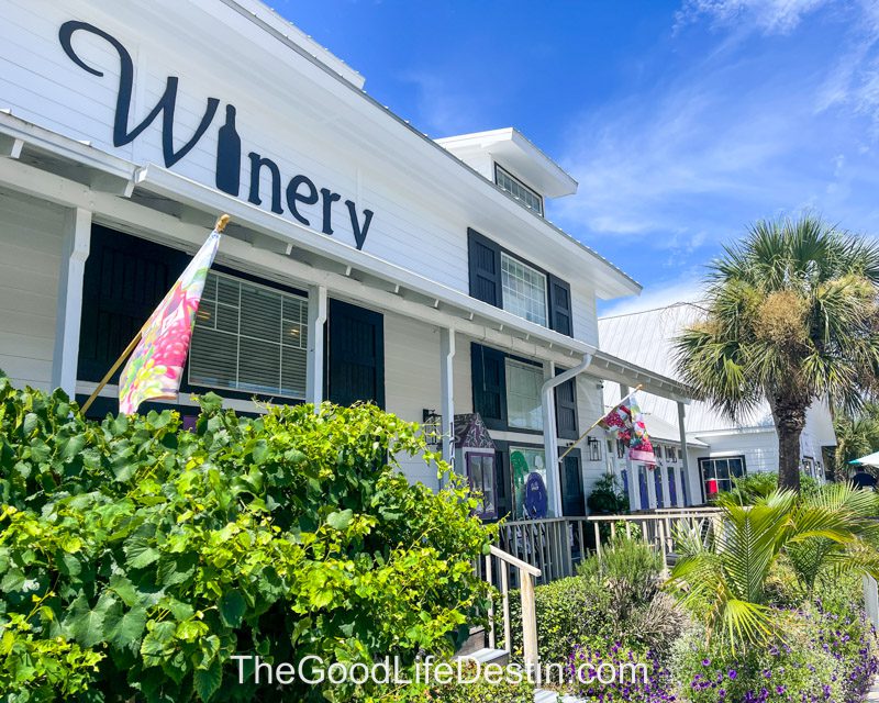 Emerald Coast Winery front porch