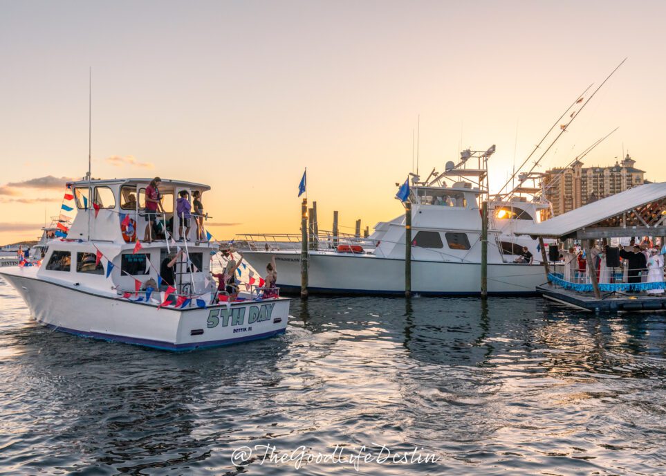 5th Day Boat at the Blessing of the Fleet on Destin Harbor