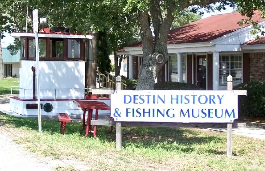 Front of the Destin History and Fishing Museum