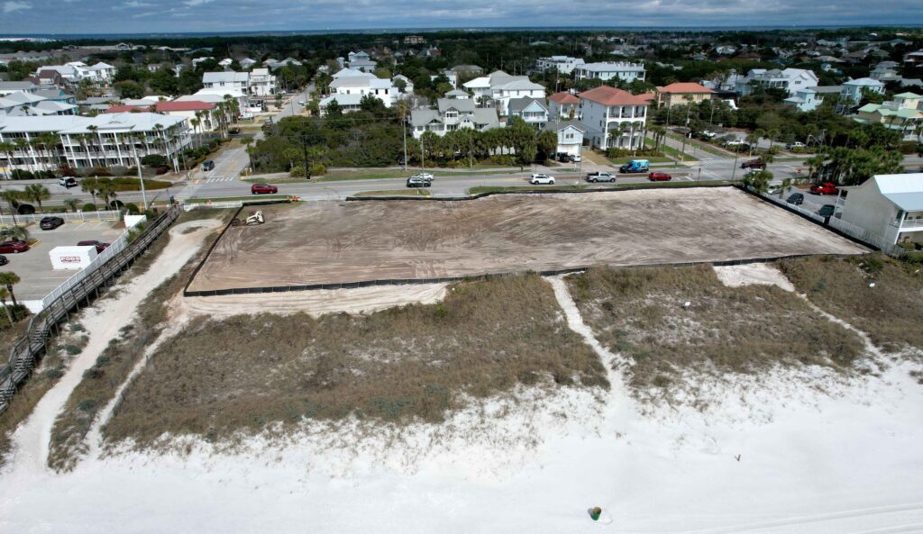 aerial view of Tarpon Beach Destin Florida
