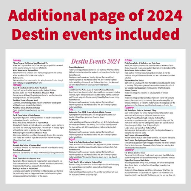 Destin Florida Events May 2024 Thea Abigale