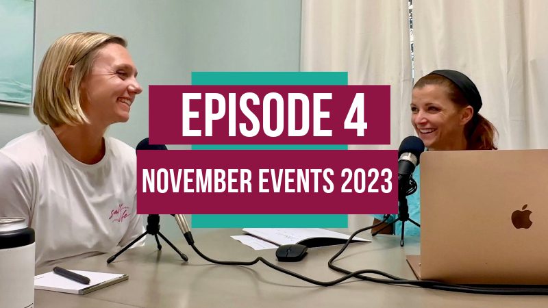The Good Life Destin Podcast Hosts discussing November in Destin