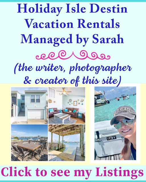 Sarah's Holiday Isle vacation Rentals in Destin Florida
