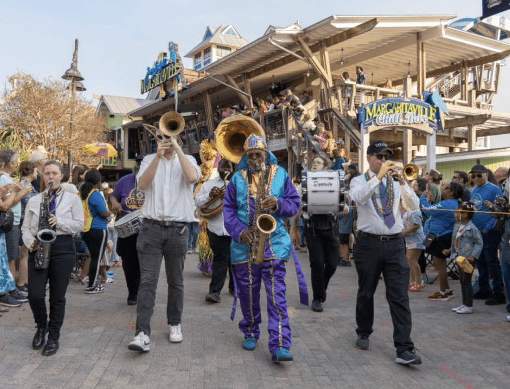 Mardi Gras Parade at Harborwalk Village