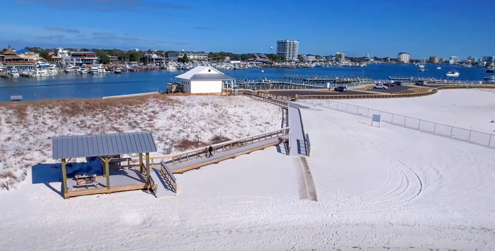 aerial view of Norriego Point Destin
