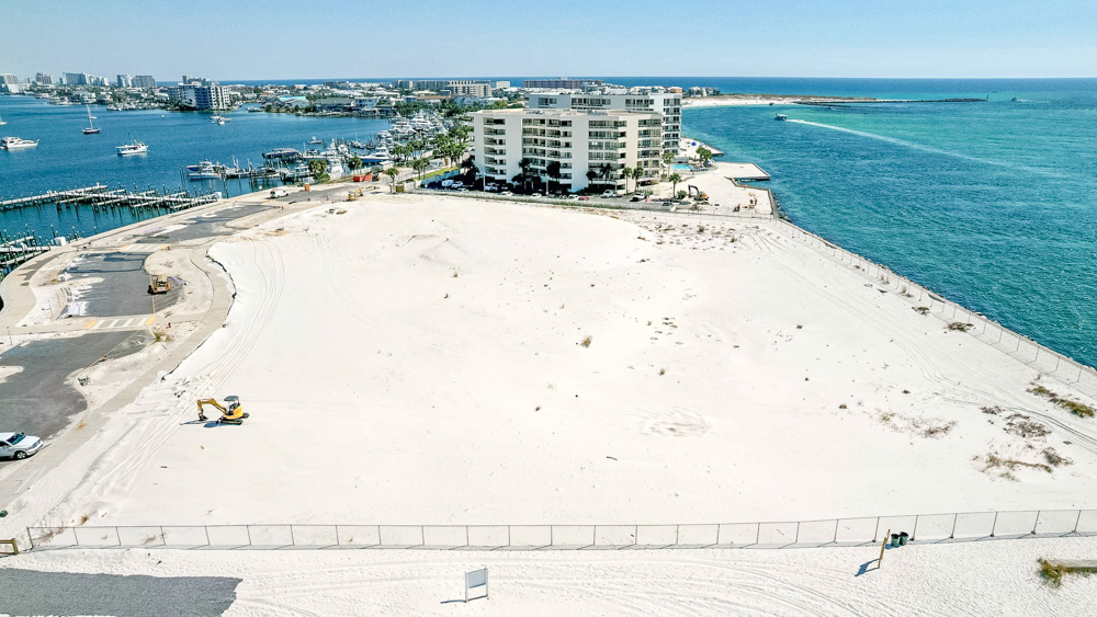 Undeveloped portion of Norriego Point Beach Park in Destin Florida 