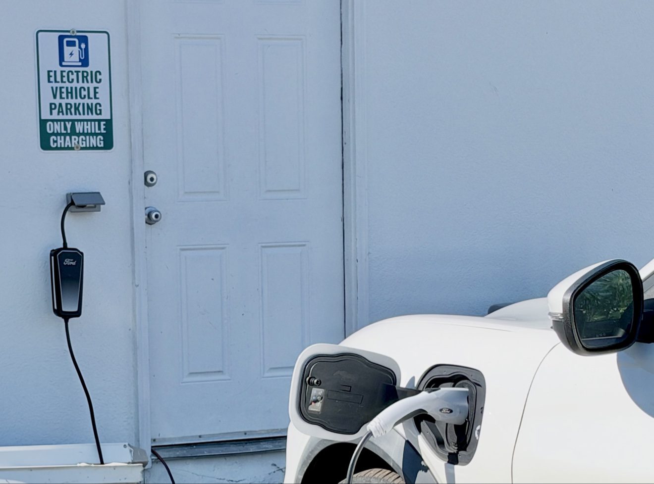 Electric vehicle charging at the Islander Resort in Destin, Florida